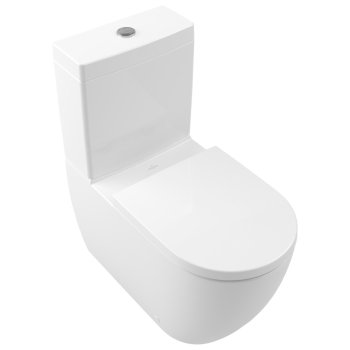 Vas WC pe pardoseală Villeroy & Boch Subway 3.0, TwistFlush, BTW, CeramicPlus, alb